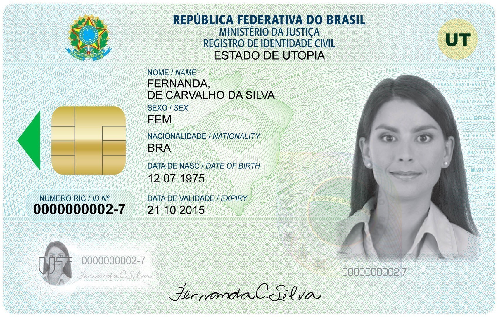 Você conhece a nova carteira de identidade, o RIC? Saiba 