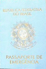 Representação do Documento Passaporte de emergência